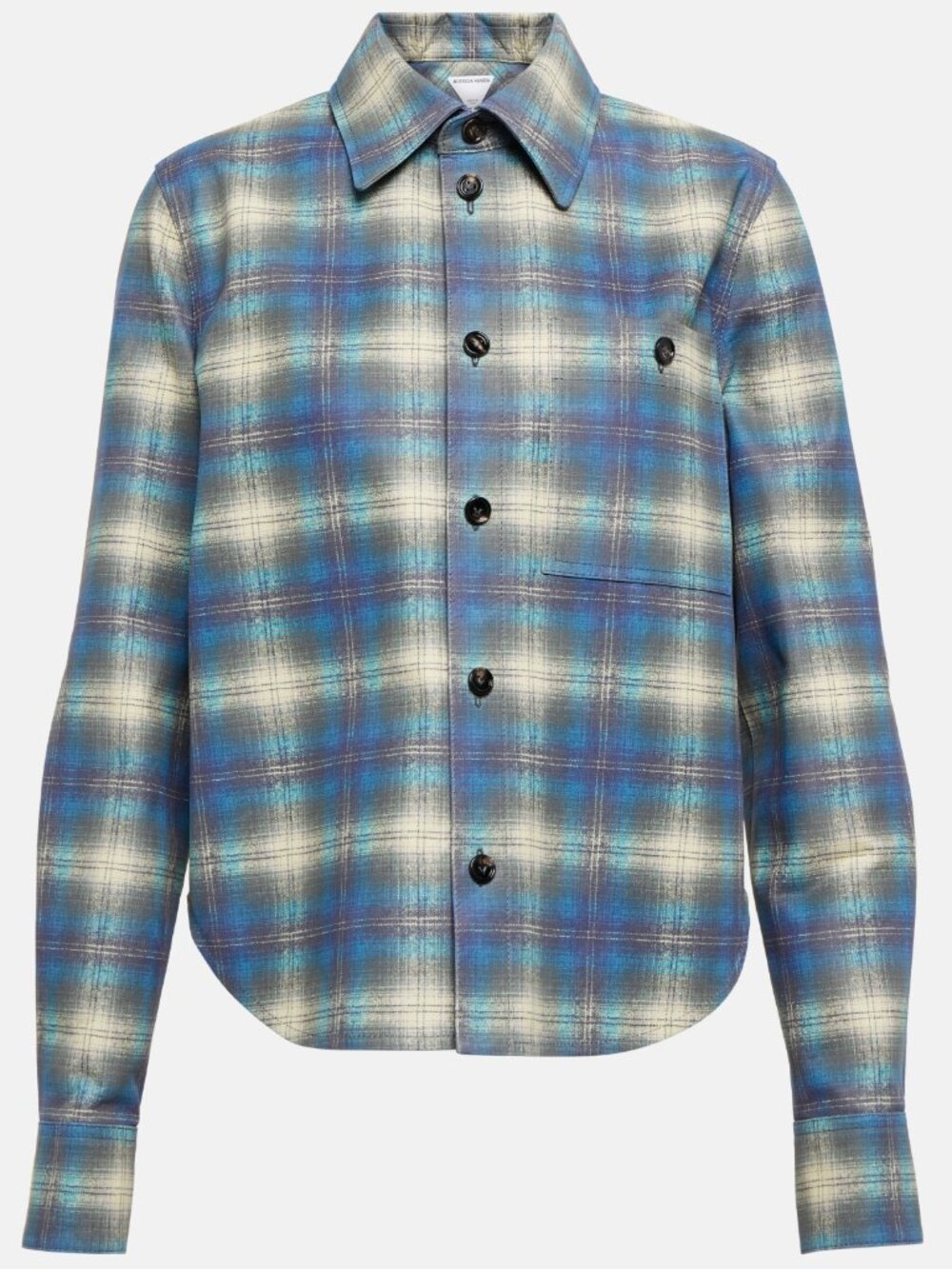 Bottega Veneta Women's Checked Leather Shirt